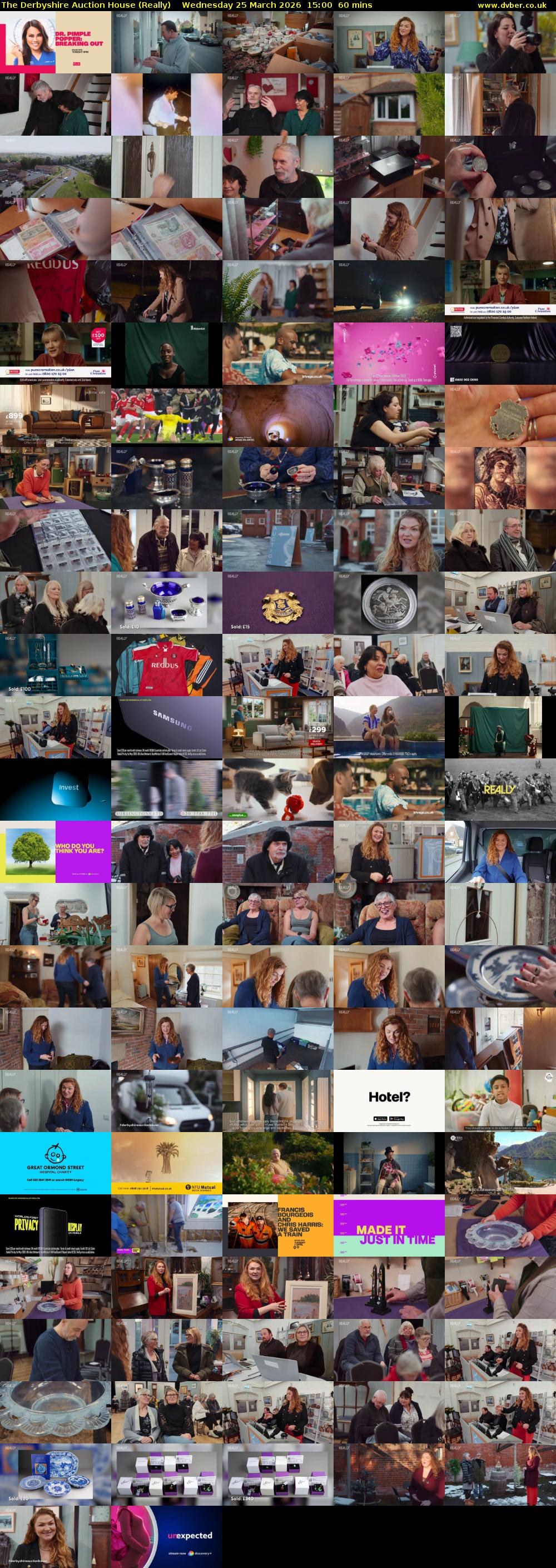 The Derbyshire Auction House (Really) Wednesday 25 March 2026 15:00 - 16:00