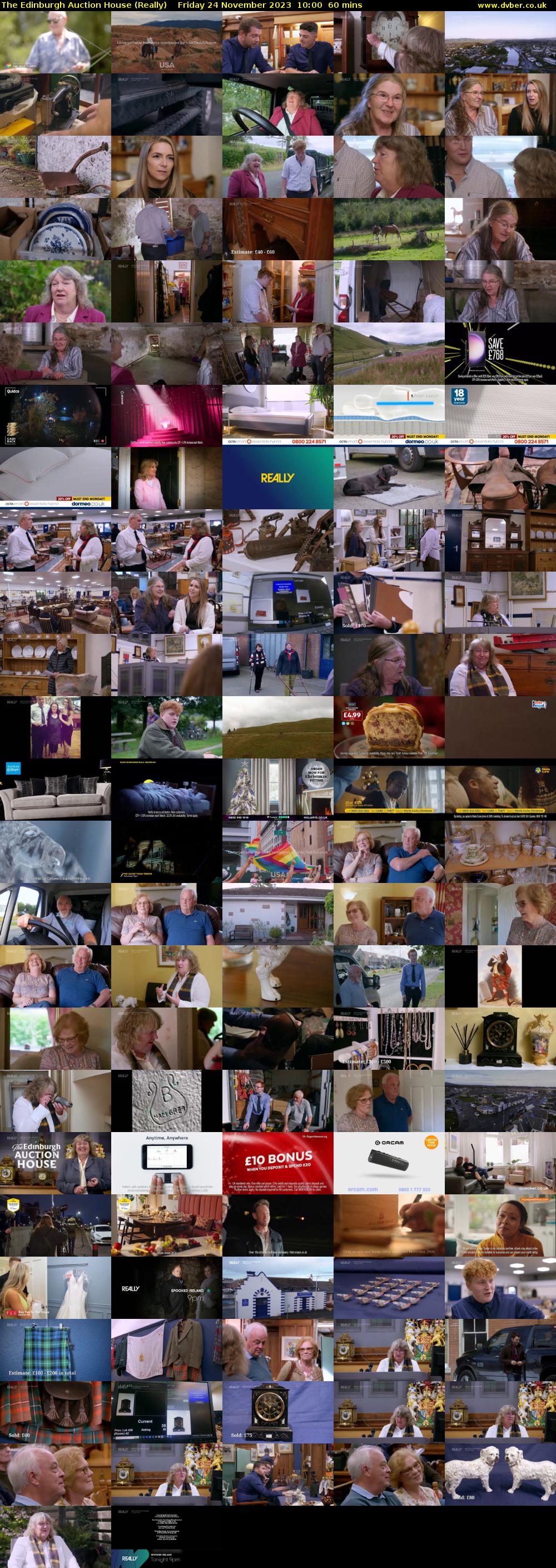 The Edinburgh Auction House (Really) Friday 24 November 2023 10:00 - 11:00