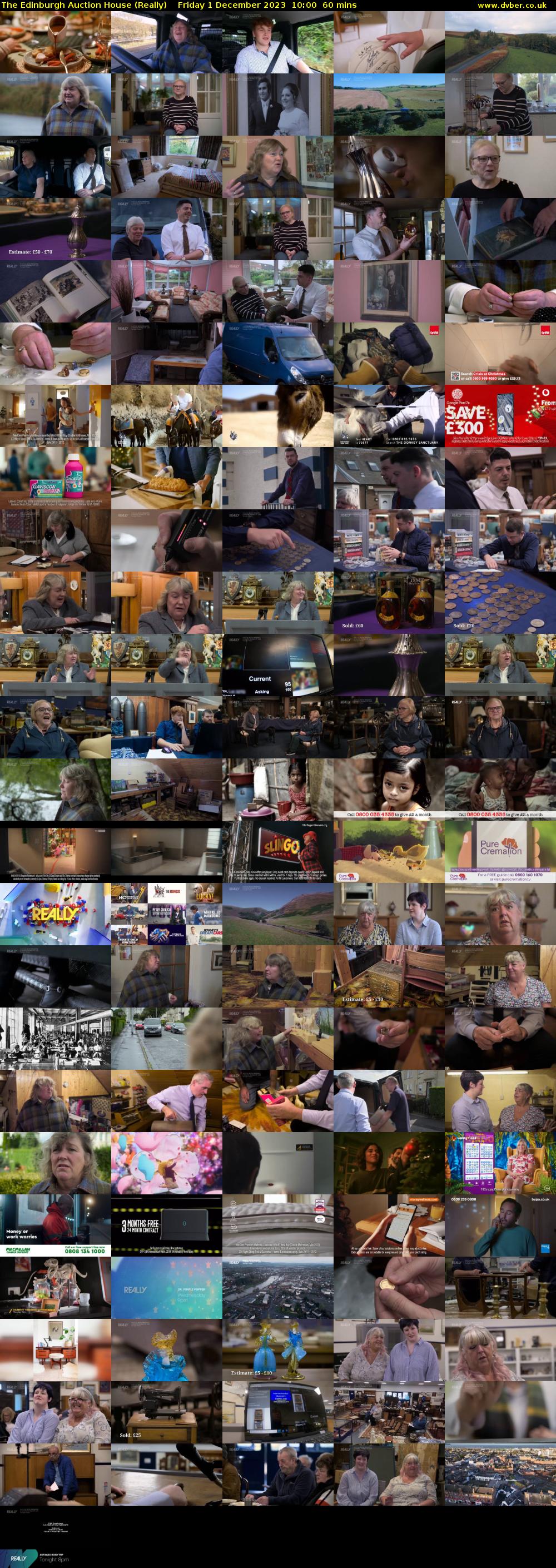 The Edinburgh Auction House (Really) Friday 1 December 2023 10:00 - 11:00