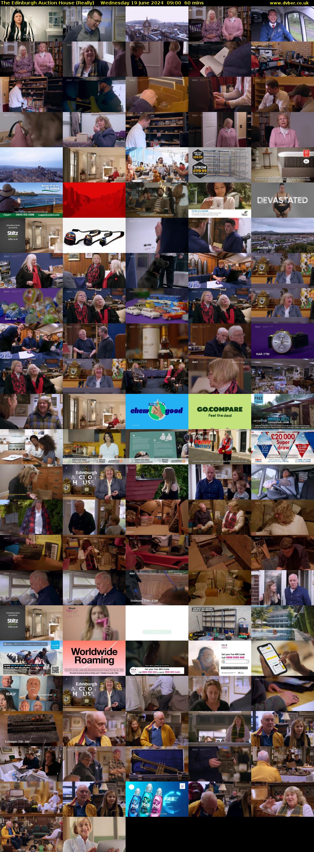 The Edinburgh Auction House (Really) Wednesday 19 June 2024 09:00 - 10:00