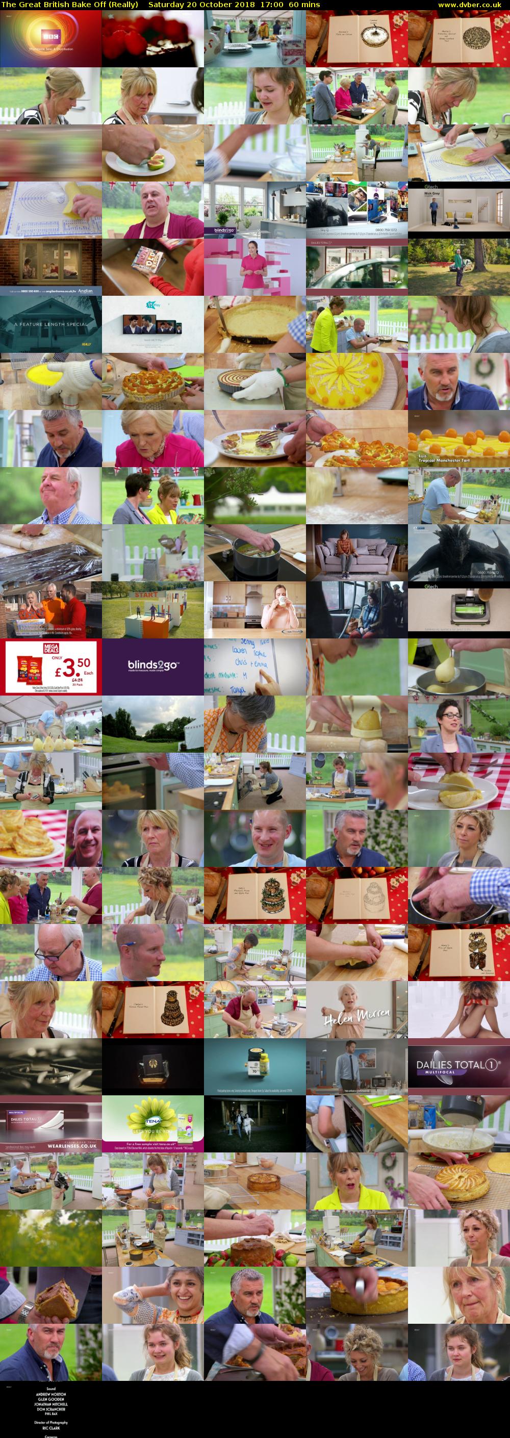 The Great British Bake Off (Really) Saturday 20 October 2018 17:00 - 18:00