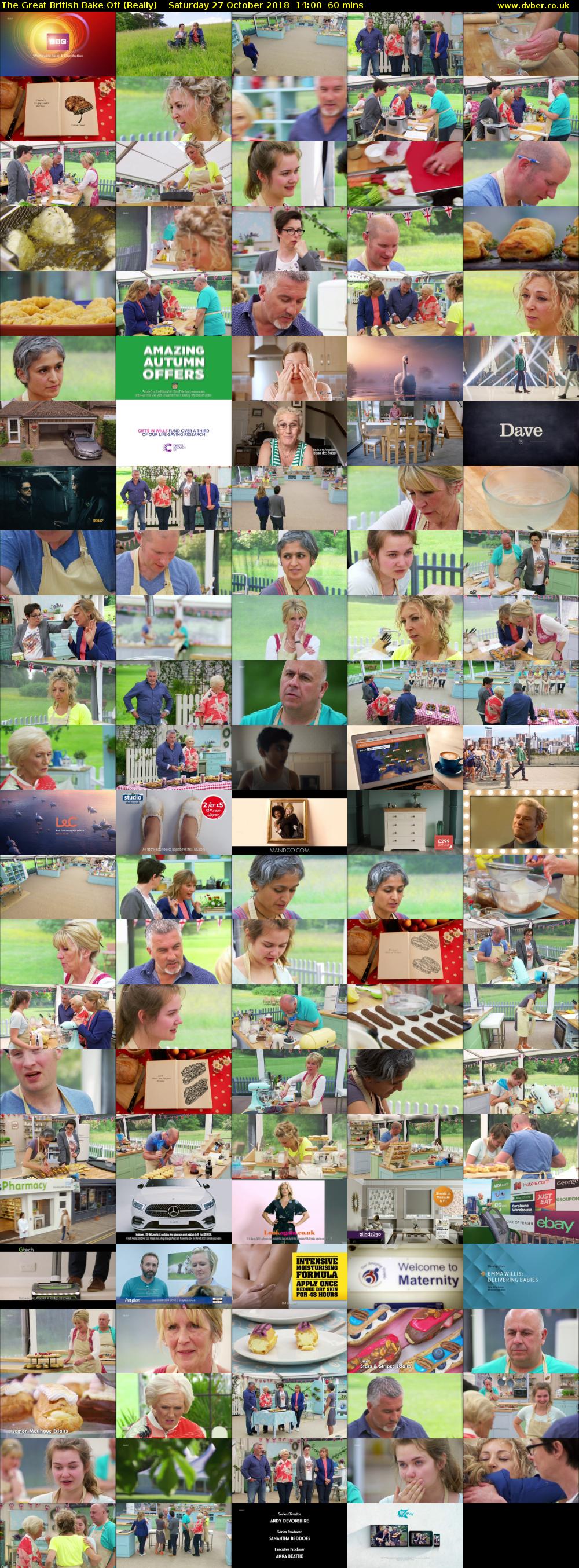 The Great British Bake Off (Really) Saturday 27 October 2018 14:00 - 15:00