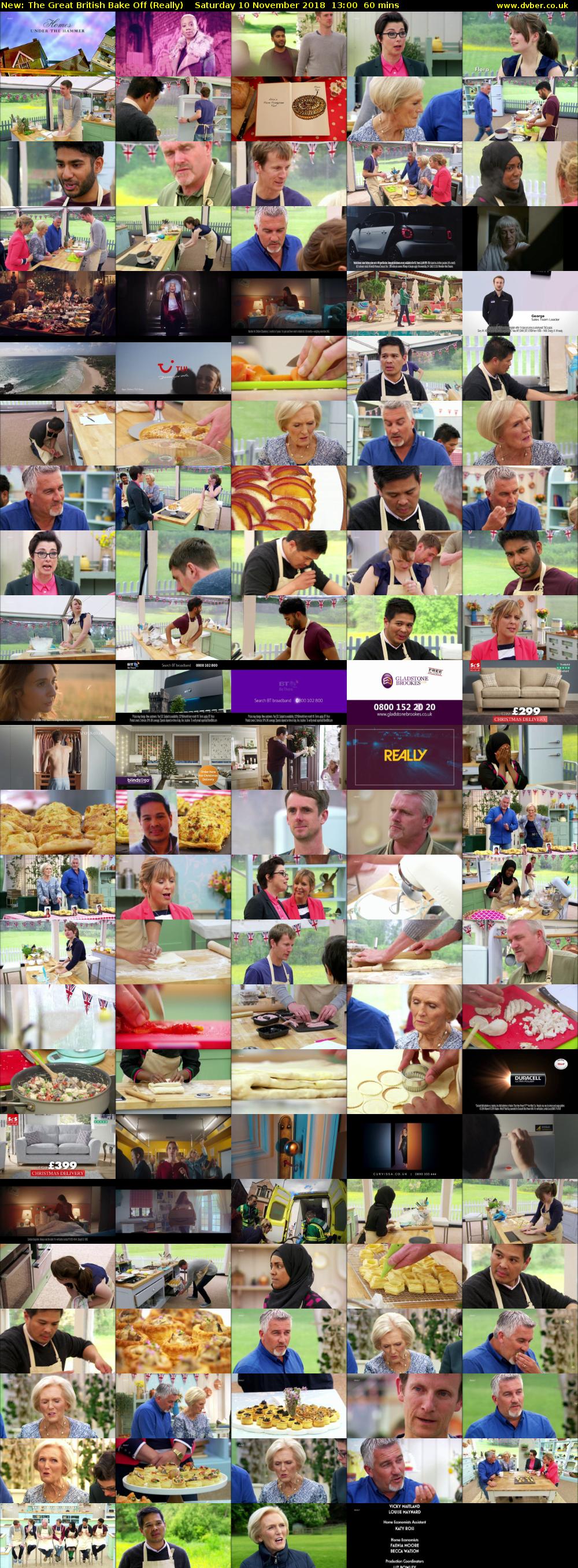 The Great British Bake Off (Really) Saturday 10 November 2018 13:00 - 14:00