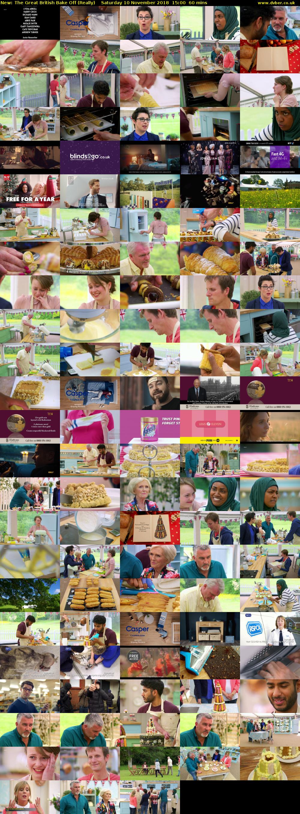 The Great British Bake Off (Really) Saturday 10 November 2018 15:00 - 16:00