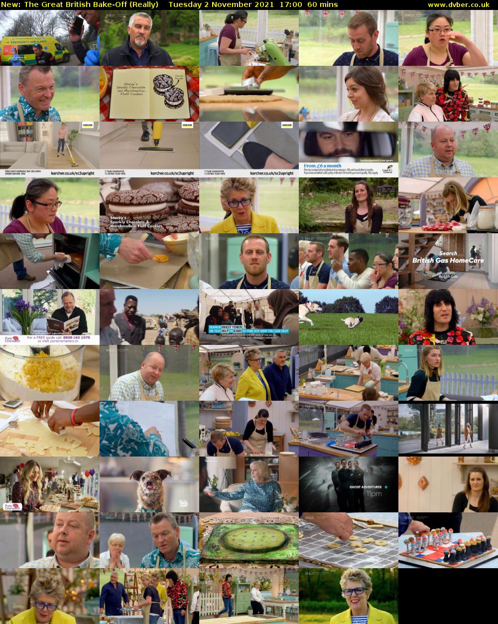 The Great British Bake-Off (Really) Tuesday 2 November 2021 17:00 - 18:00