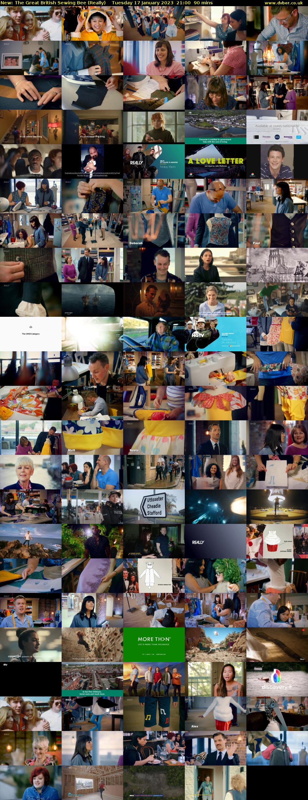 The Great British Sewing Bee (Really) Tuesday 17 January 2023 21:00 - 22:30