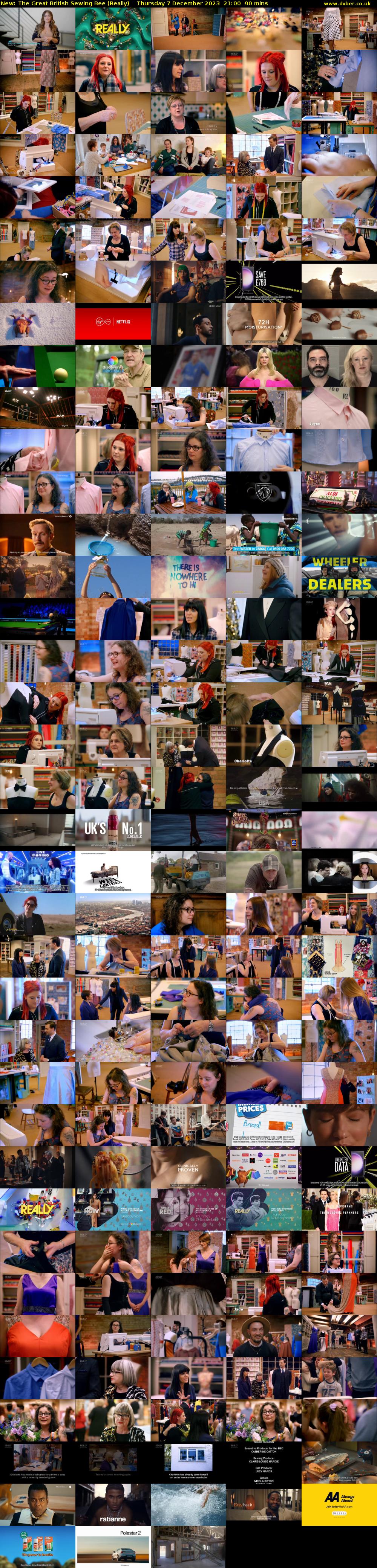 The Great British Sewing Bee (Really) Thursday 7 December 2023 21:00 - 22:30