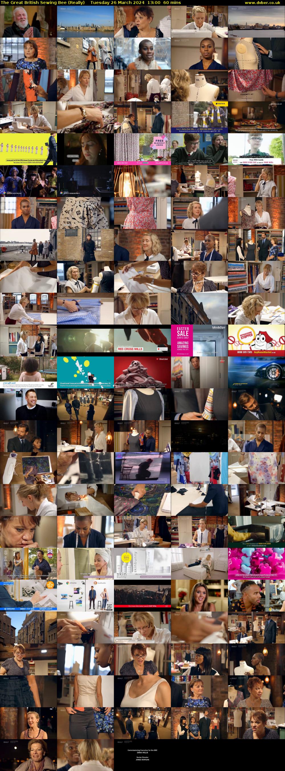 The Great British Sewing Bee (Really) Tuesday 26 March 2024 13:00 - 14:00