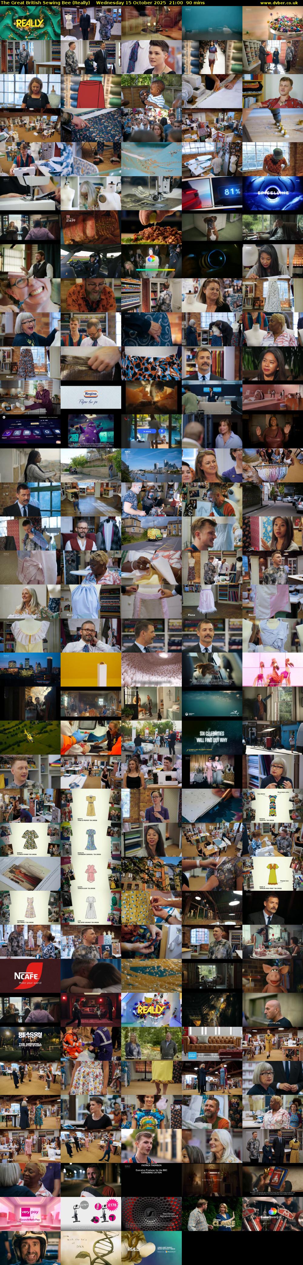 The Great British Sewing Bee (Really) Wednesday 15 October 2025 21:00 - 22:30
