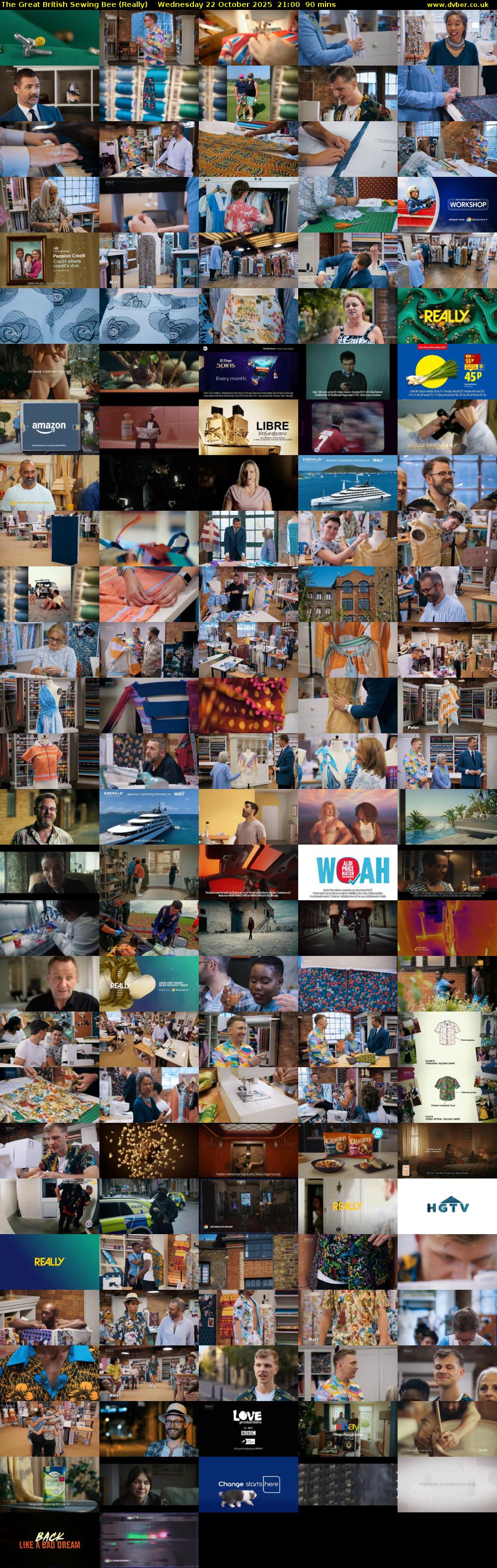 The Great British Sewing Bee (Really) Wednesday 22 October 2025 21:00 - 22:30