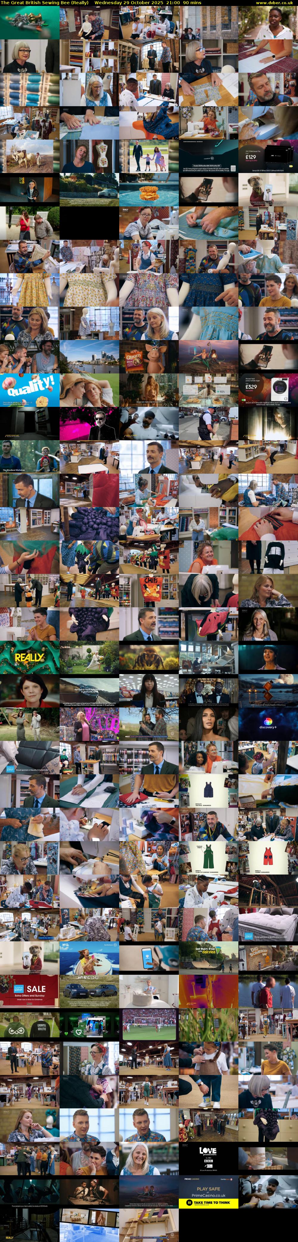 The Great British Sewing Bee (Really) Wednesday 29 October 2025 21:00 - 22:30