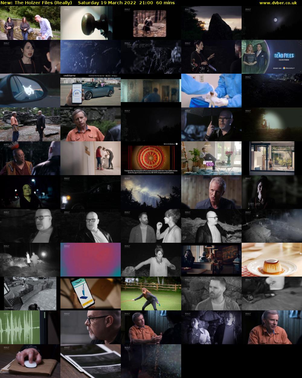 The Holzer Files (Really) Saturday 19 March 2022 21:00 - 22:00