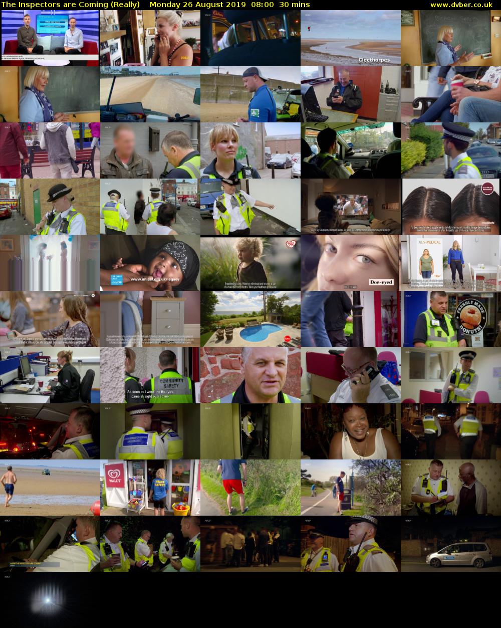 The Inspectors Are Coming (Really) Monday 26 August 2019 08:00 - 08:30