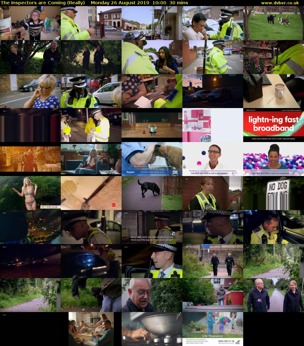 The Inspectors Are Coming (Really) Monday 26 August 2019 10:00 - 10:30