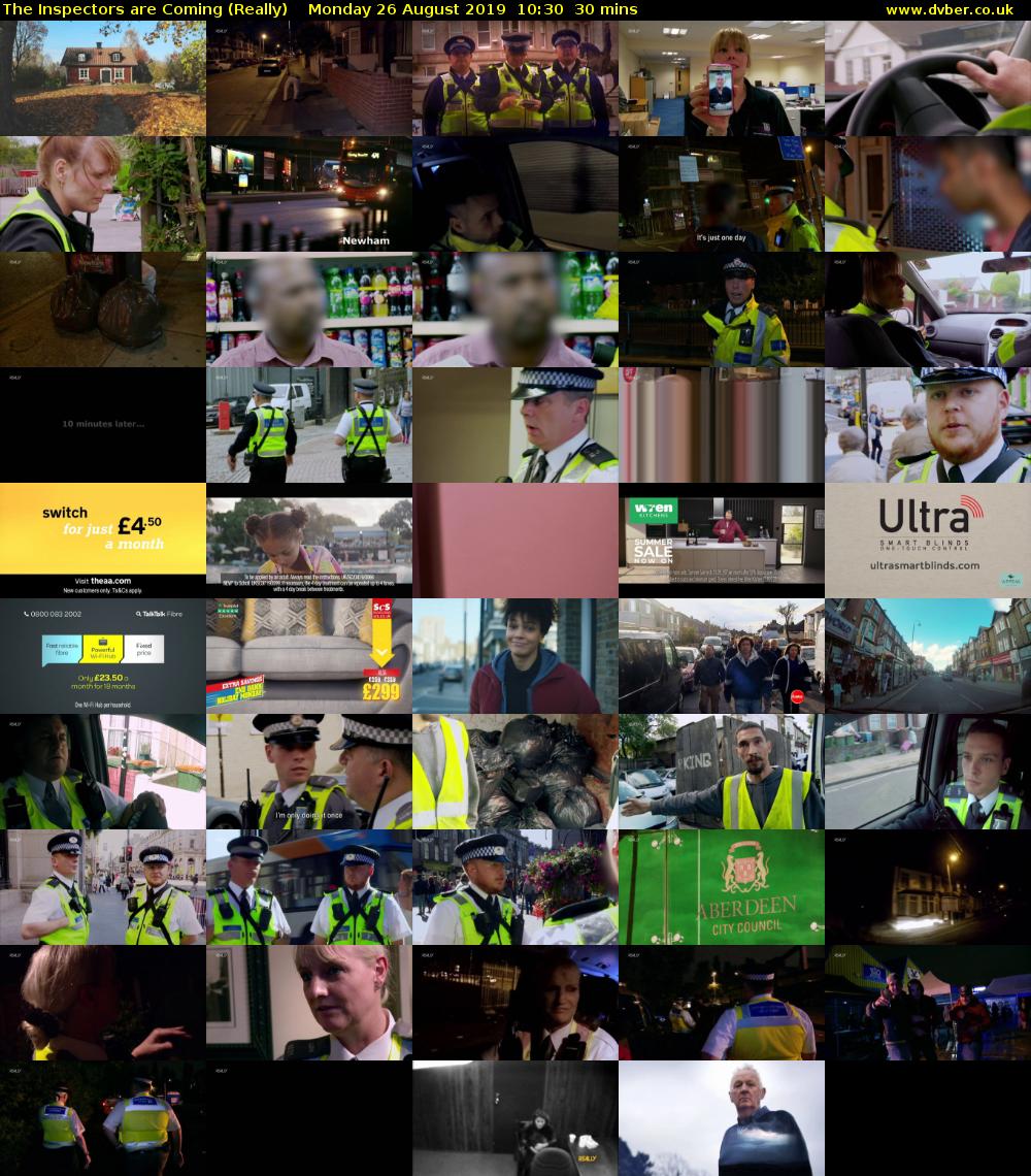 The Inspectors Are Coming (Really) Monday 26 August 2019 10:30 - 11:00