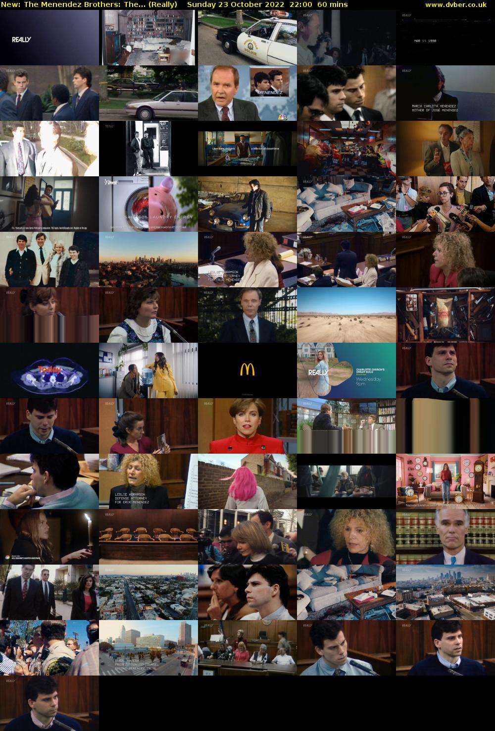 The Menendez Brothers: The... (Really) Sunday 23 October 2022 22:00 - 23:00