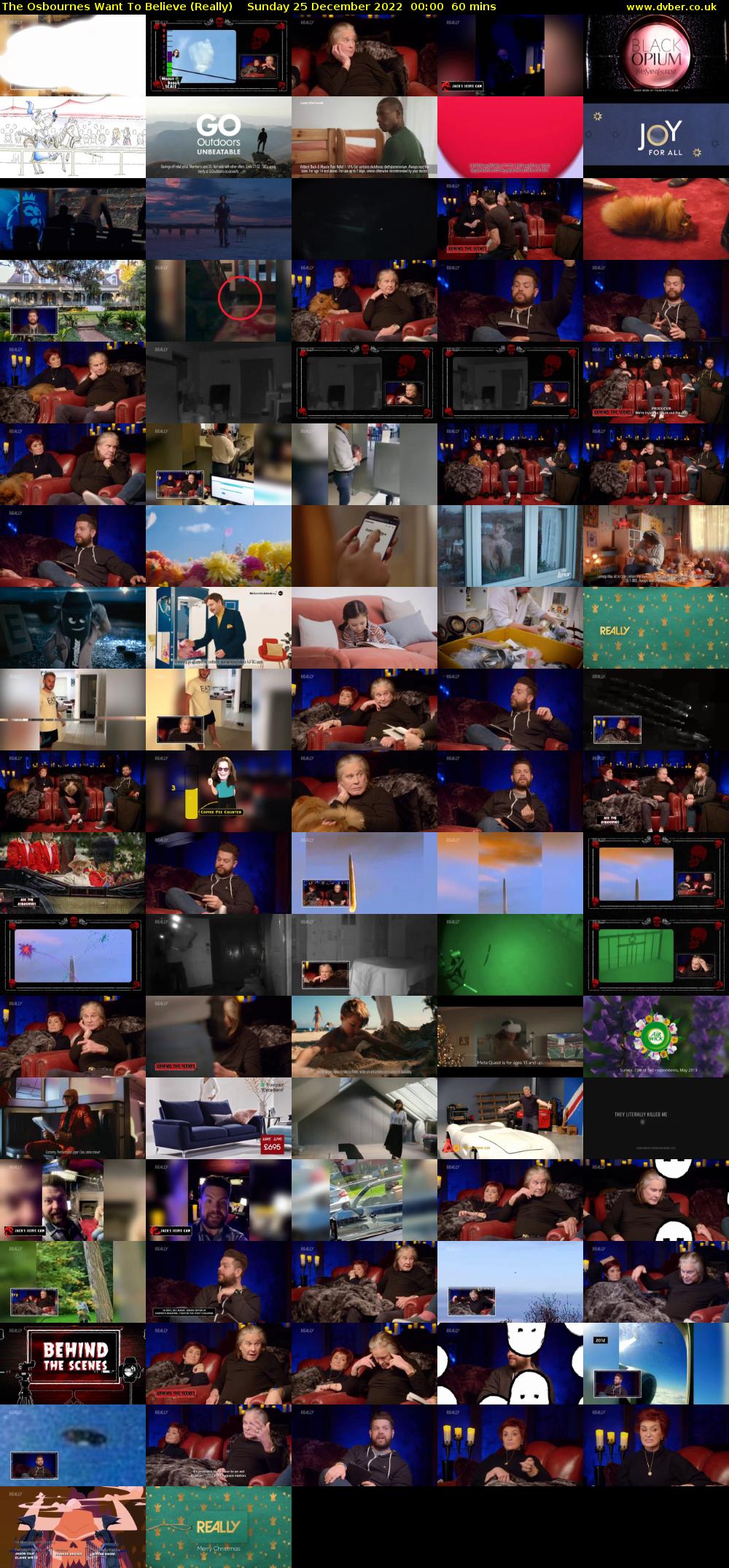 The Osbournes Want To Believe (Really) Sunday 25 December 2022 00:00 - 01:00