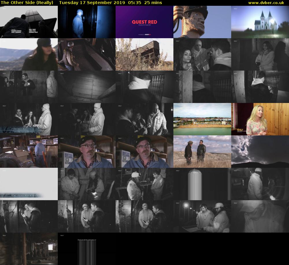 The Other Side (Really) Tuesday 17 September 2019 05:35 - 06:00