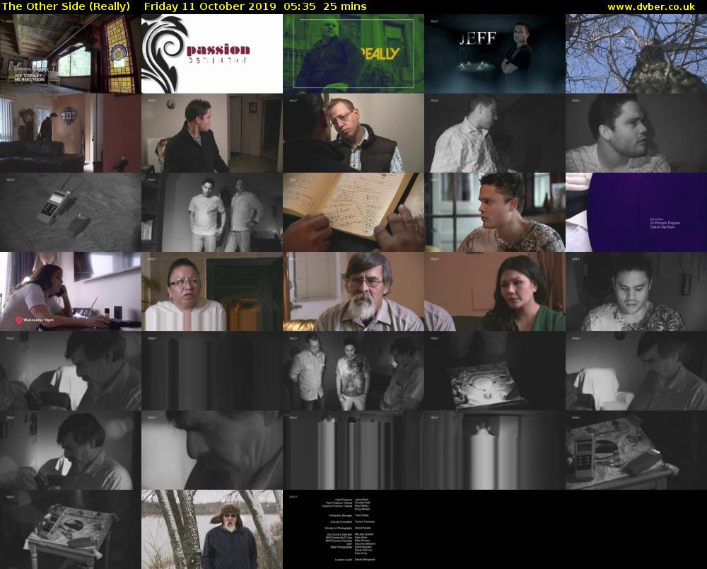 The Other Side (Really) Friday 11 October 2019 05:35 - 06:00