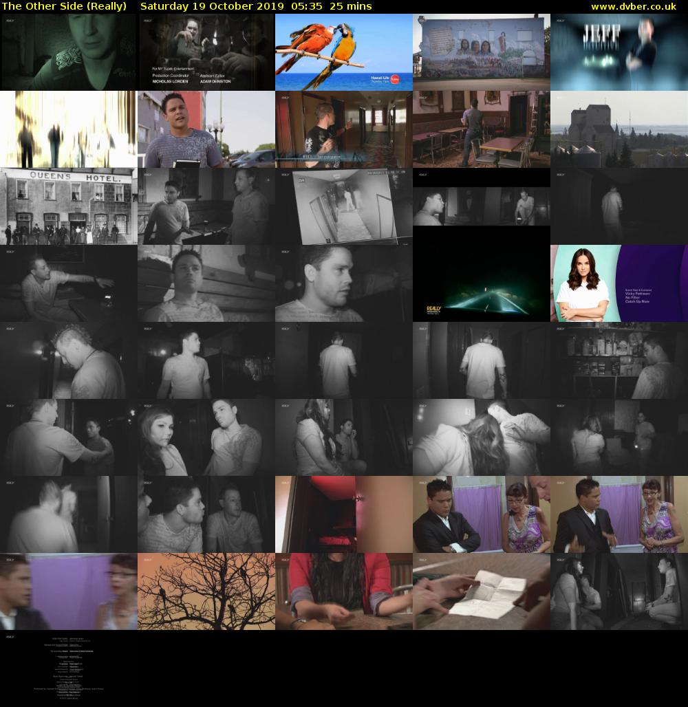The Other Side (Really) Saturday 19 October 2019 05:35 - 06:00