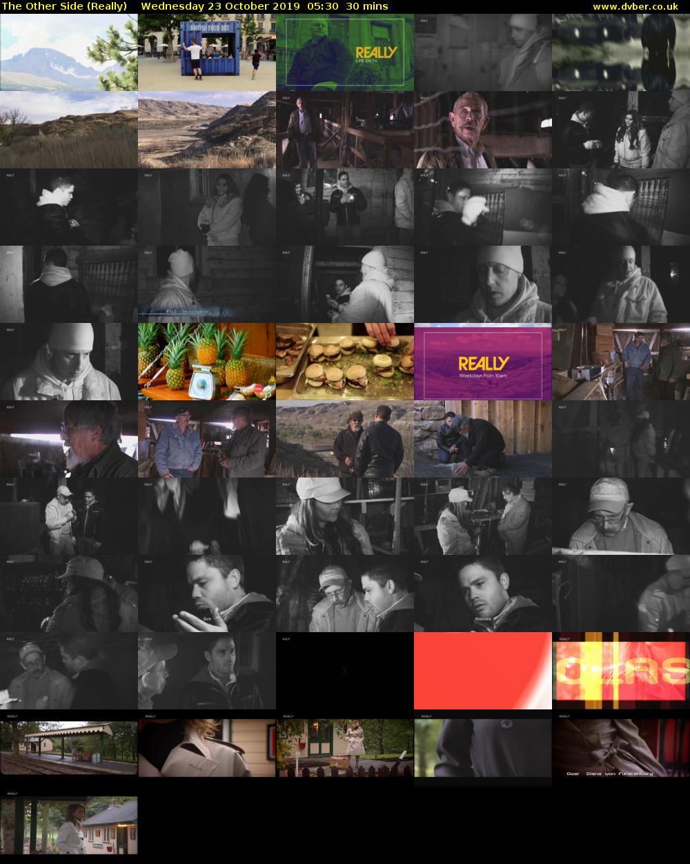 The Other Side (Really) Wednesday 23 October 2019 05:30 - 06:00