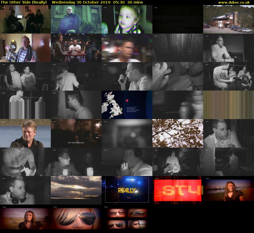 The Other Side (Really) Wednesday 30 October 2019 05:30 - 06:00