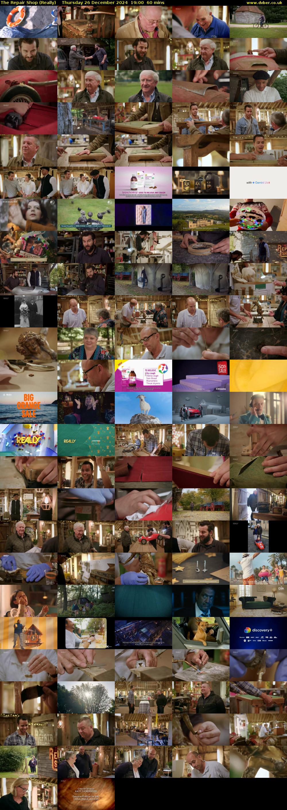 The Repair Shop (Really) Thursday 26 December 2024 19:00 - 20:00