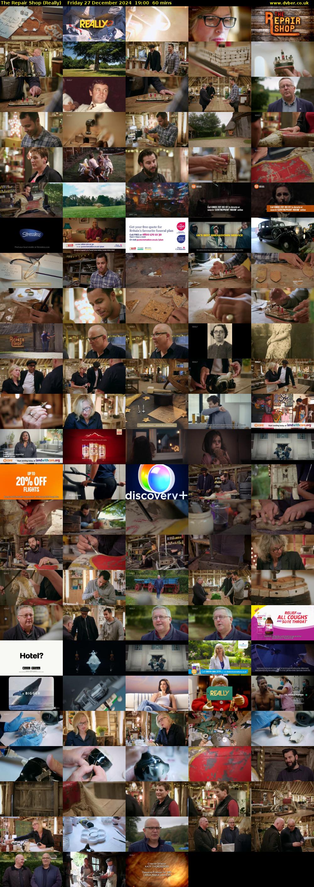 The Repair Shop (Really) Friday 27 December 2024 19:00 - 20:00