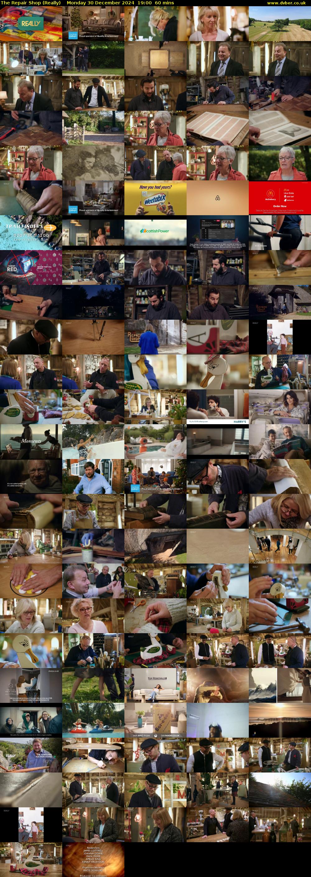 The Repair Shop (Really) Monday 30 December 2024 19:00 - 20:00