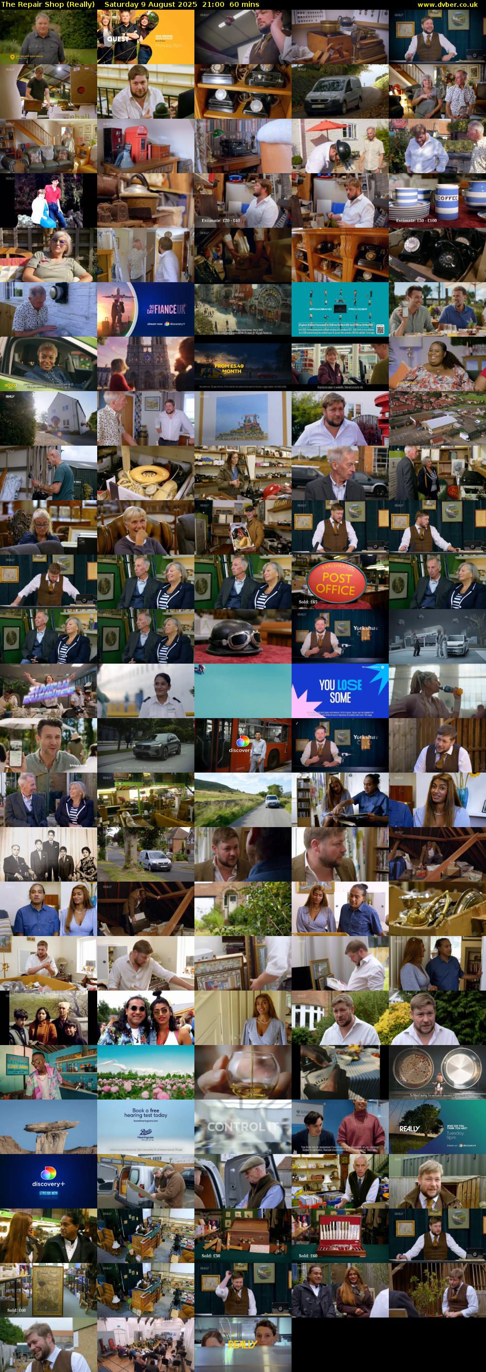 The Repair Shop (Really) Saturday 9 August 2025 21:00 - 22:00