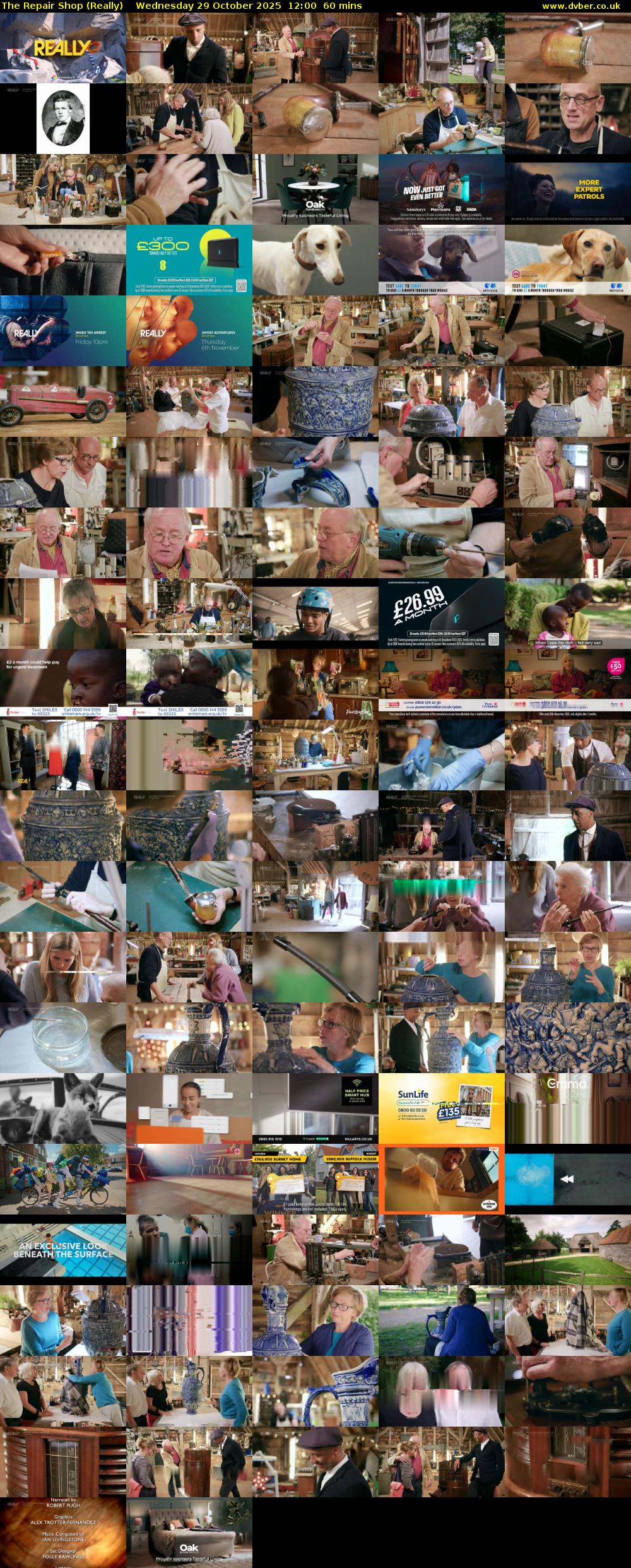 The Repair Shop (Really) Wednesday 29 October 2025 12:00 - 13:00