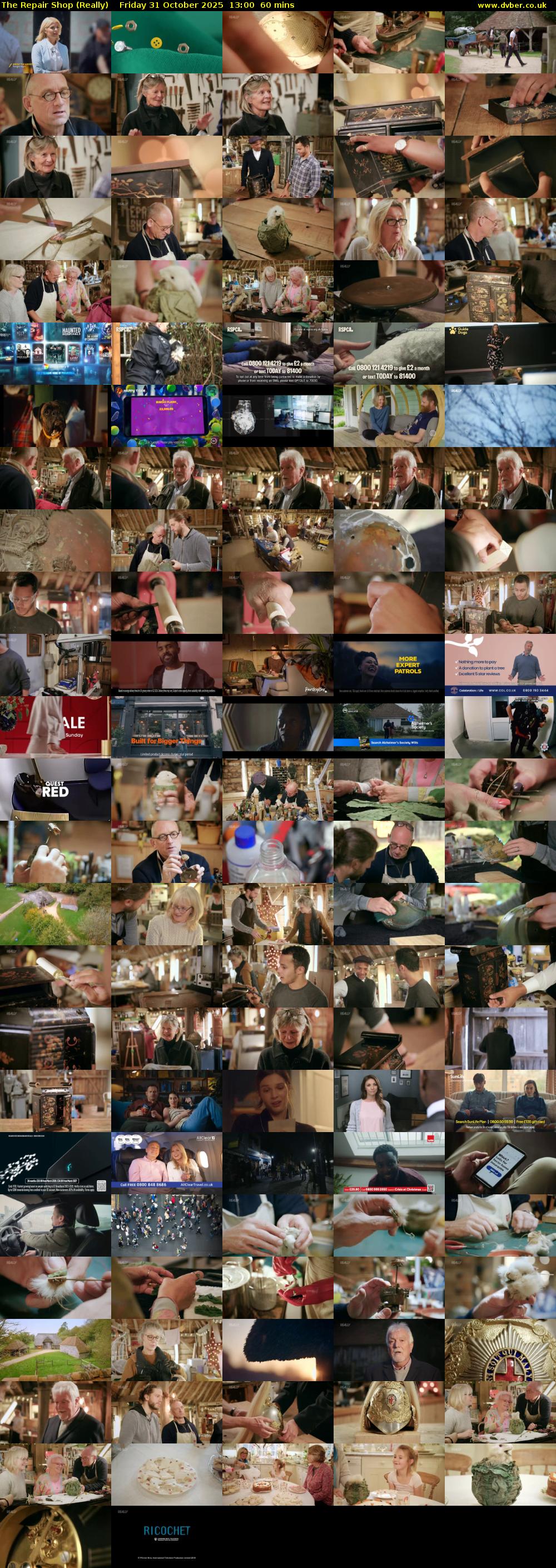 The Repair Shop (Really) Friday 31 October 2025 13:00 - 14:00