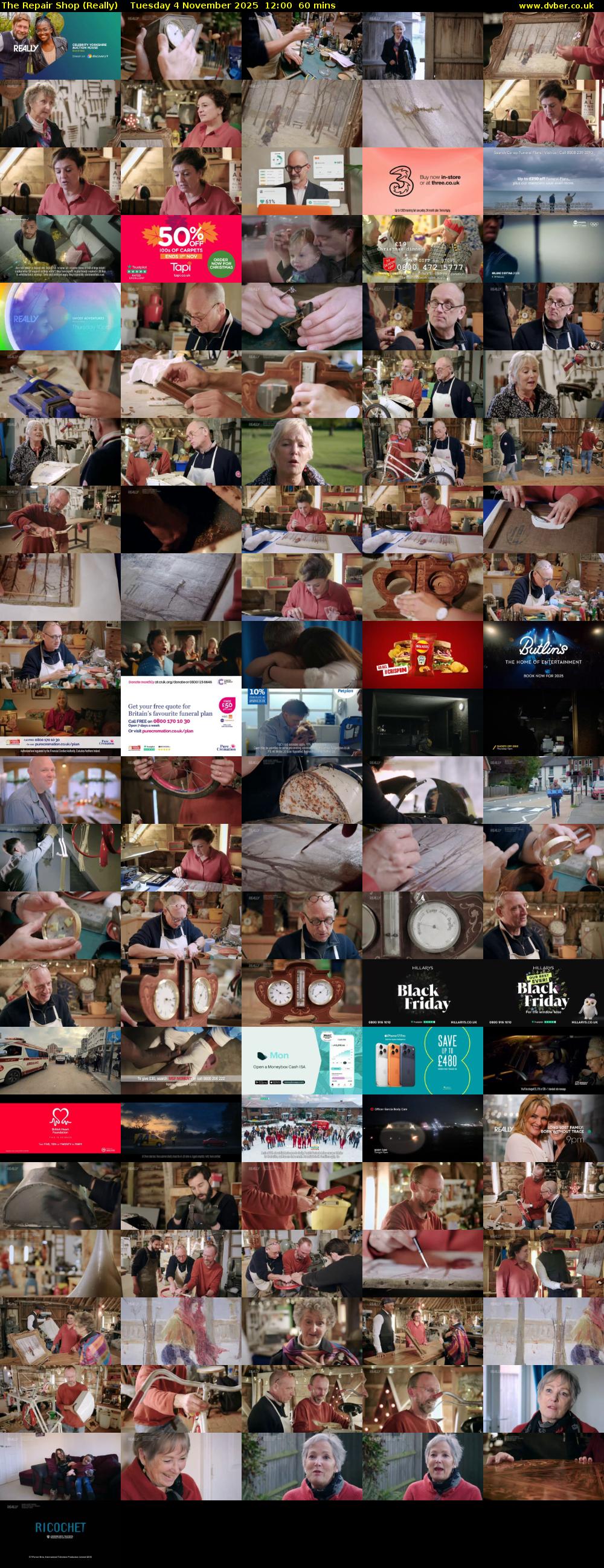 The Repair Shop (Really) Tuesday 4 November 2025 12:00 - 13:00