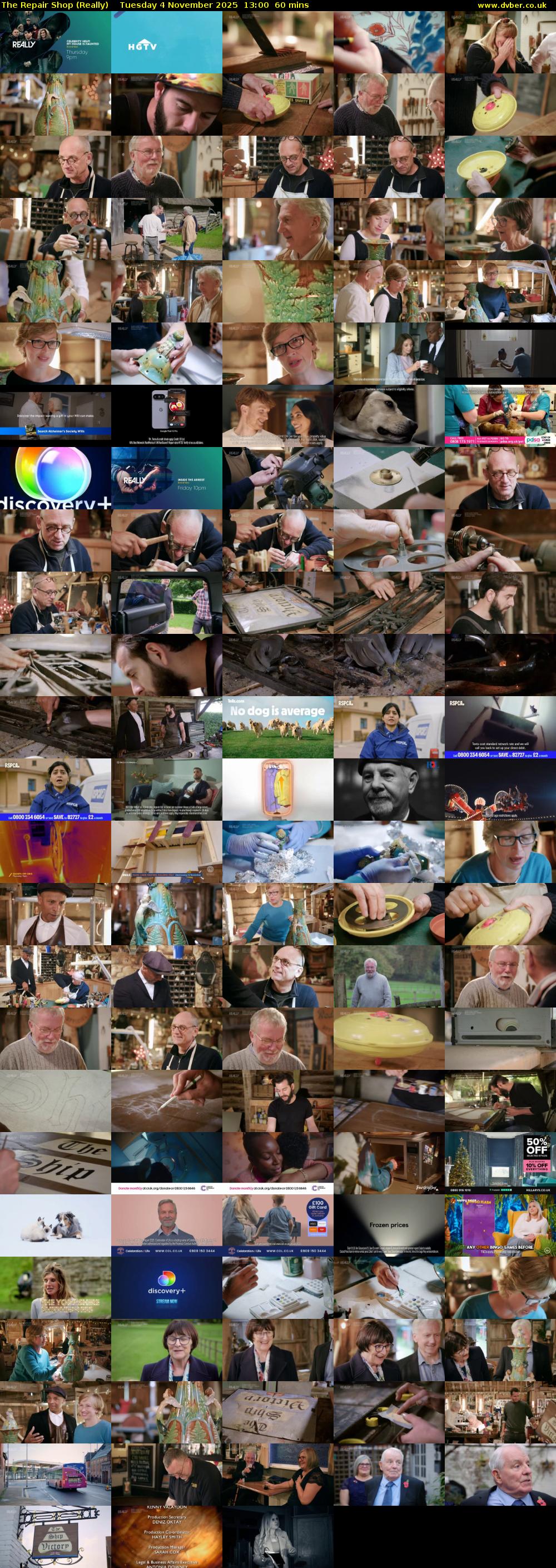 The Repair Shop (Really) Tuesday 4 November 2025 13:00 - 14:00