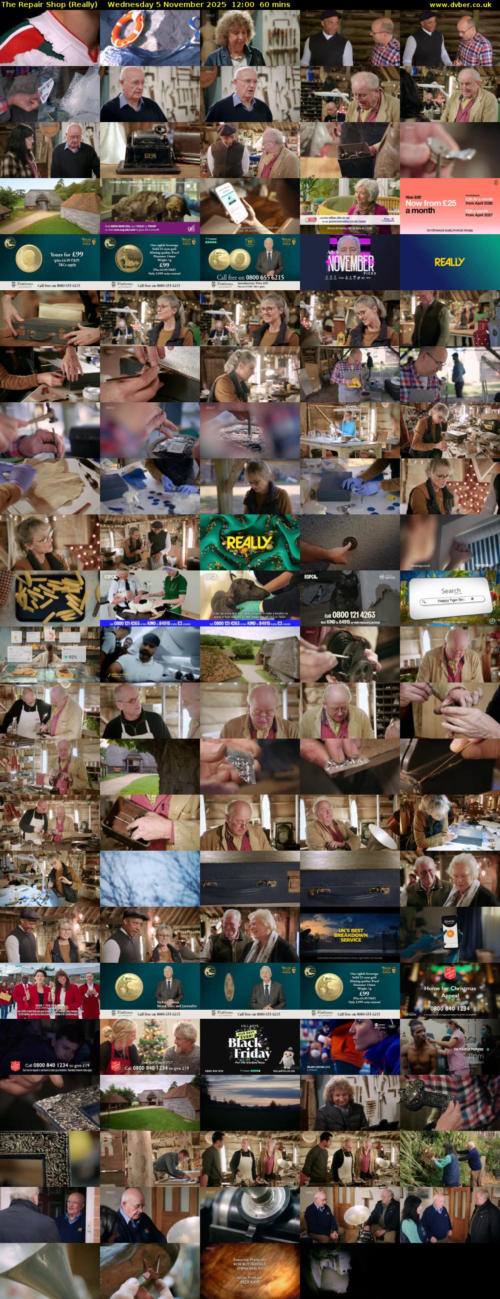 The Repair Shop (Really) Wednesday 5 November 2025 12:00 - 13:00