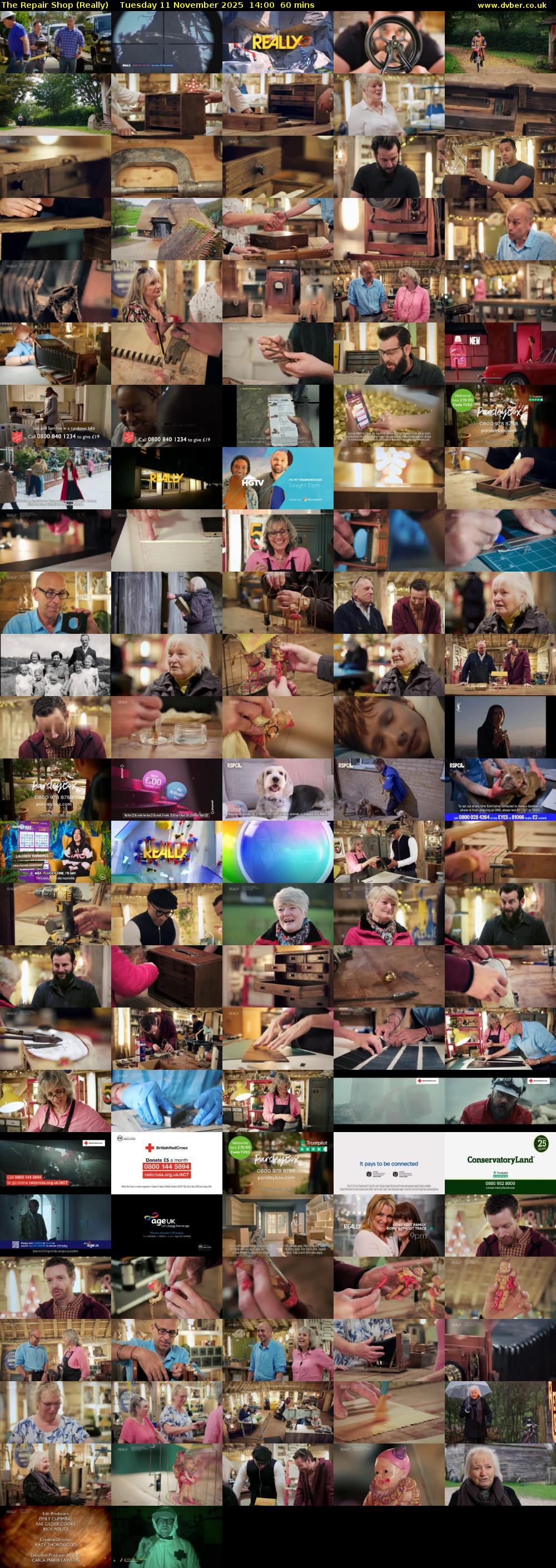 The Repair Shop (Really) Tuesday 11 November 2025 14:00 - 15:00