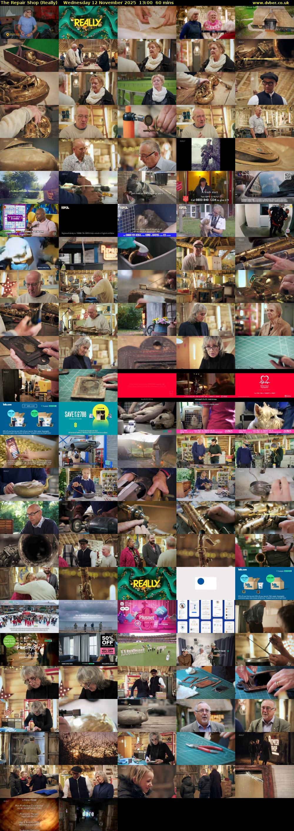 The Repair Shop (Really) Wednesday 12 November 2025 13:00 - 14:00