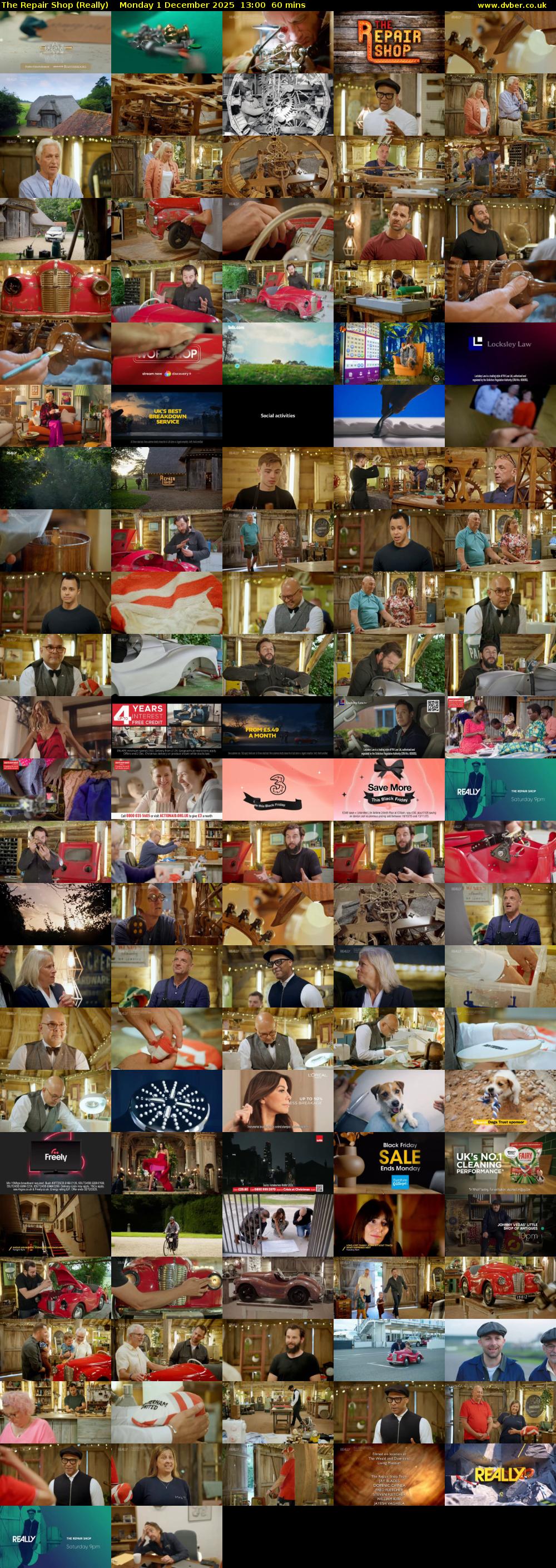 The Repair Shop (Really) Monday 1 December 2025 13:00 - 14:00