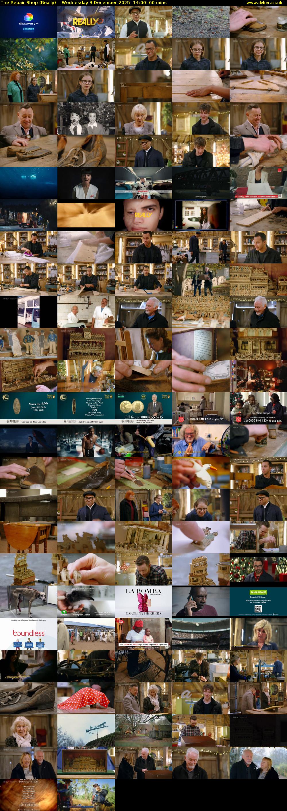 The Repair Shop (Really) Wednesday 3 December 2025 14:00 - 15:00