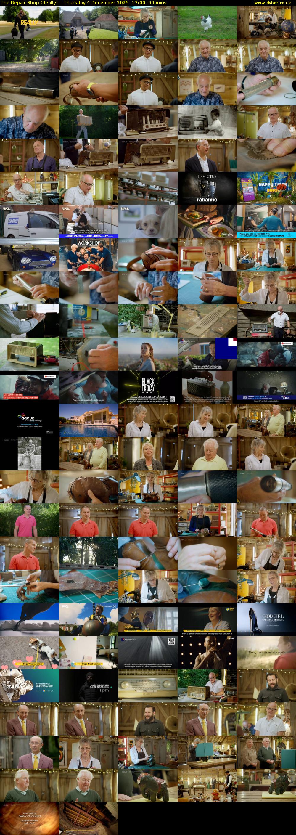 The Repair Shop (Really) Thursday 4 December 2025 13:00 - 14:00