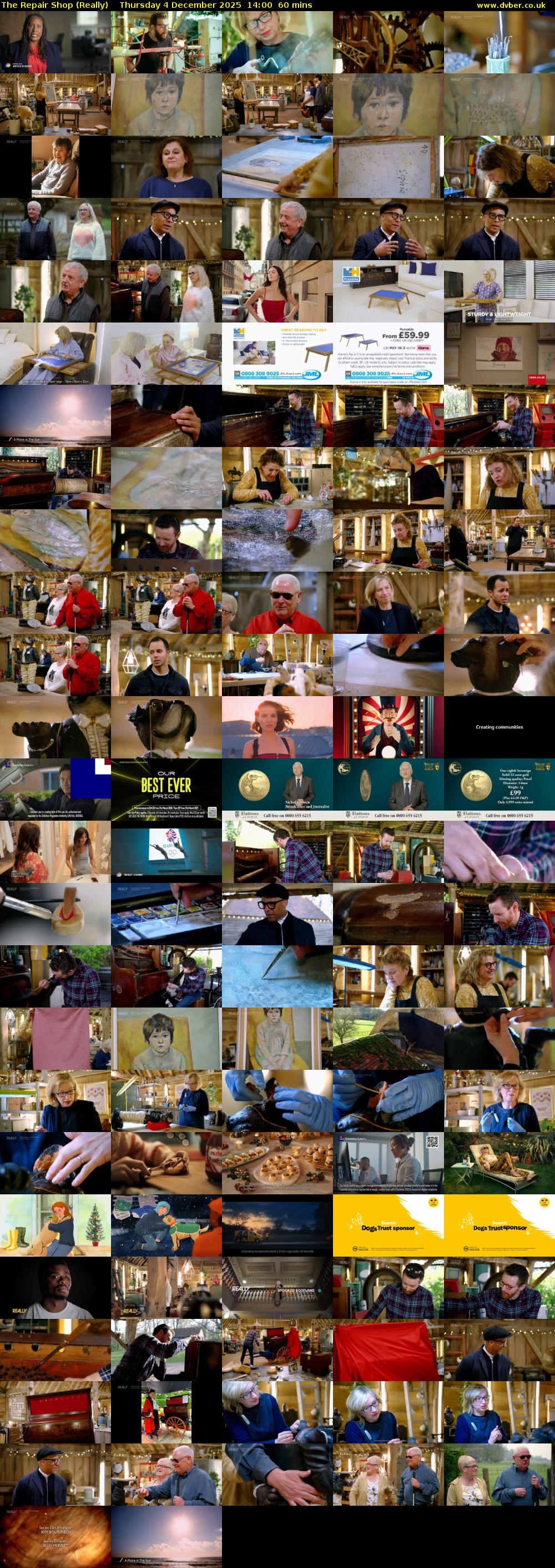 The Repair Shop (Really) Thursday 4 December 2025 14:00 - 15:00