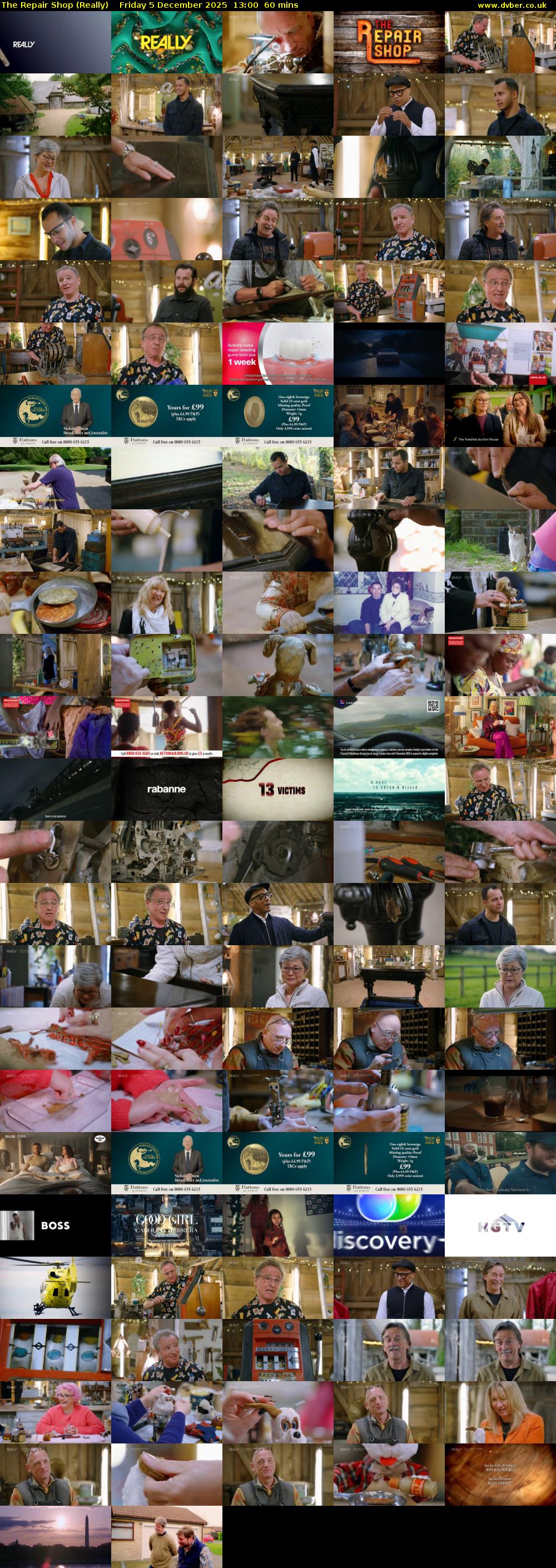 The Repair Shop (Really) Friday 5 December 2025 13:00 - 14:00