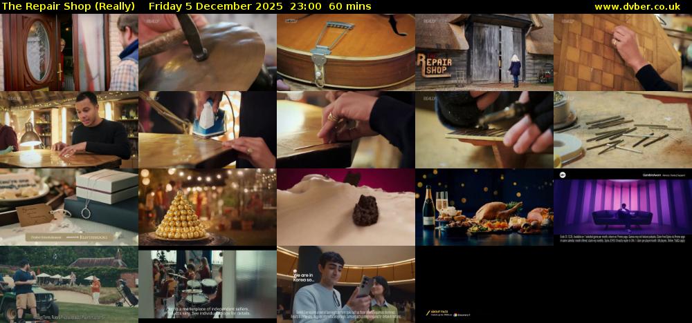 The Repair Shop (Really) Friday 5 December 2025 23:00 - 00:00