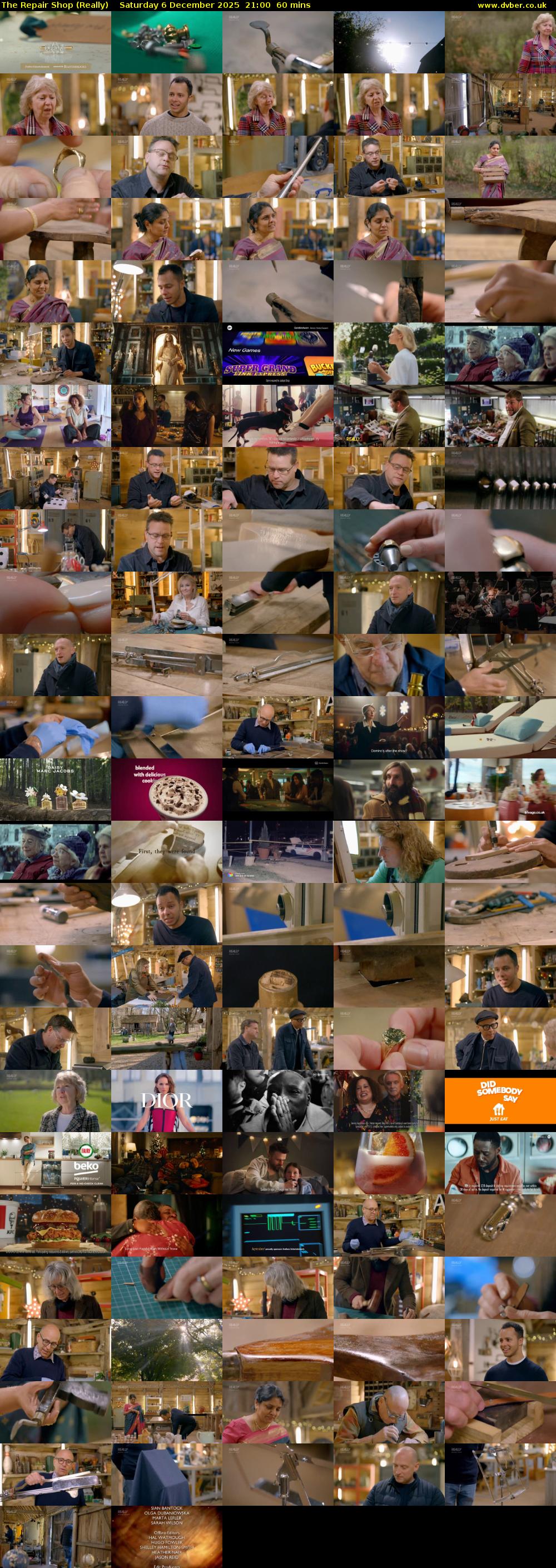 The Repair Shop (Really) Saturday 6 December 2025 21:00 - 22:00