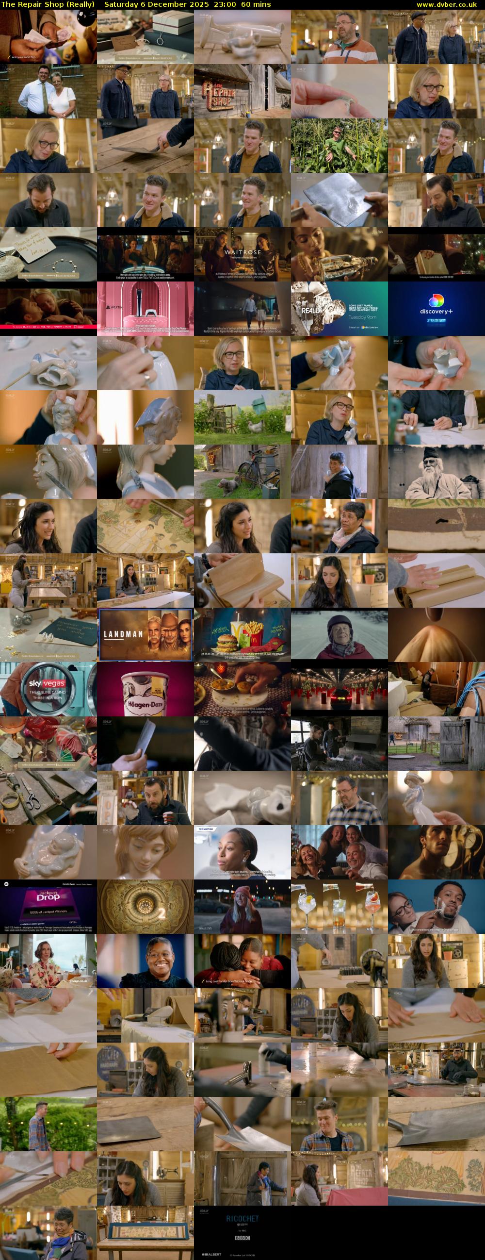 The Repair Shop (Really) Saturday 6 December 2025 23:00 - 00:00