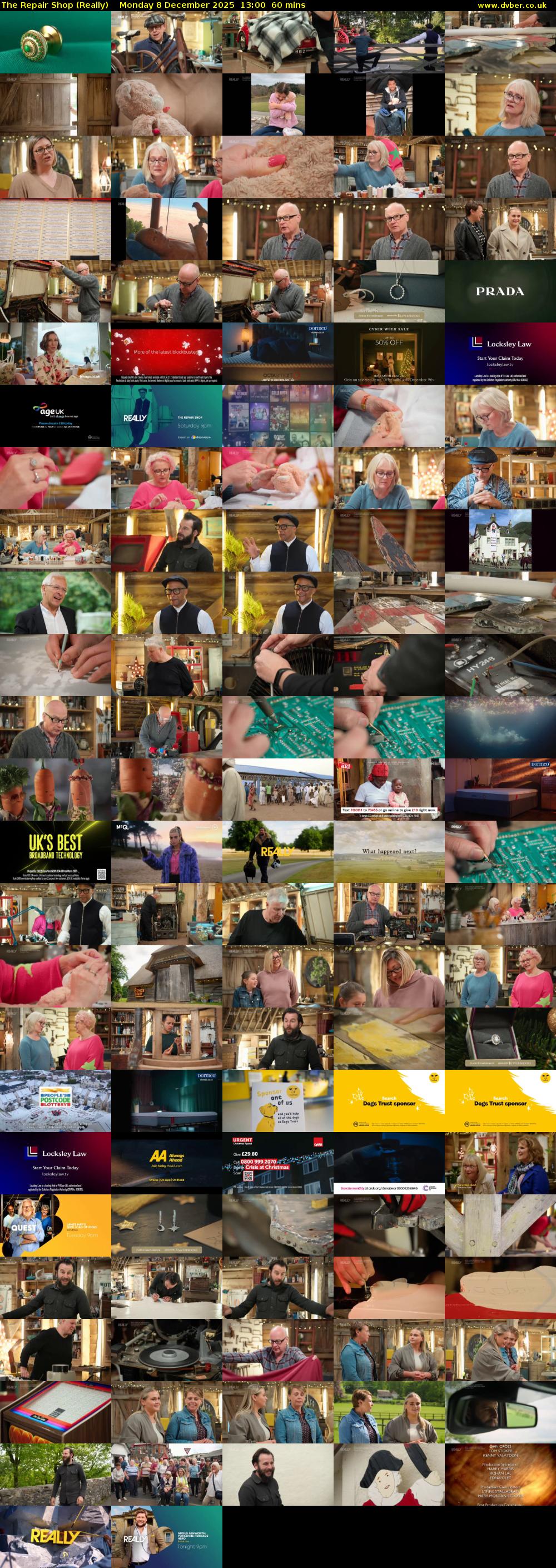 The Repair Shop (Really) Monday 8 December 2025 13:00 - 14:00