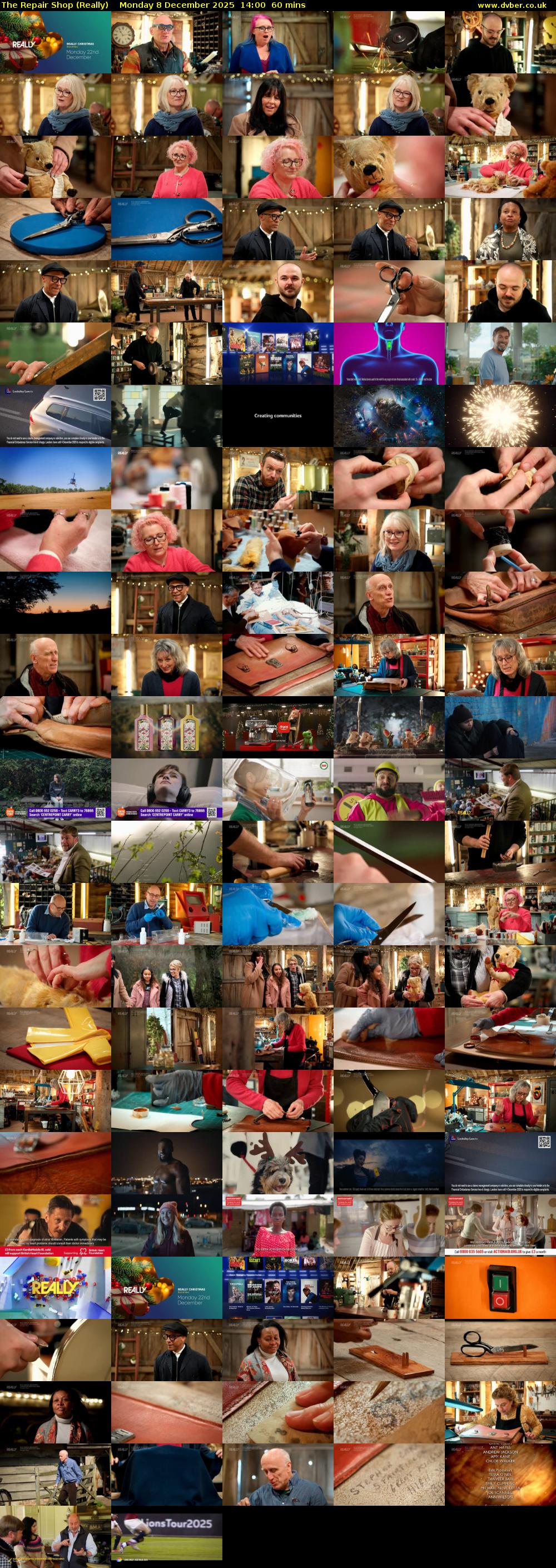 The Repair Shop (Really) Monday 8 December 2025 14:00 - 15:00