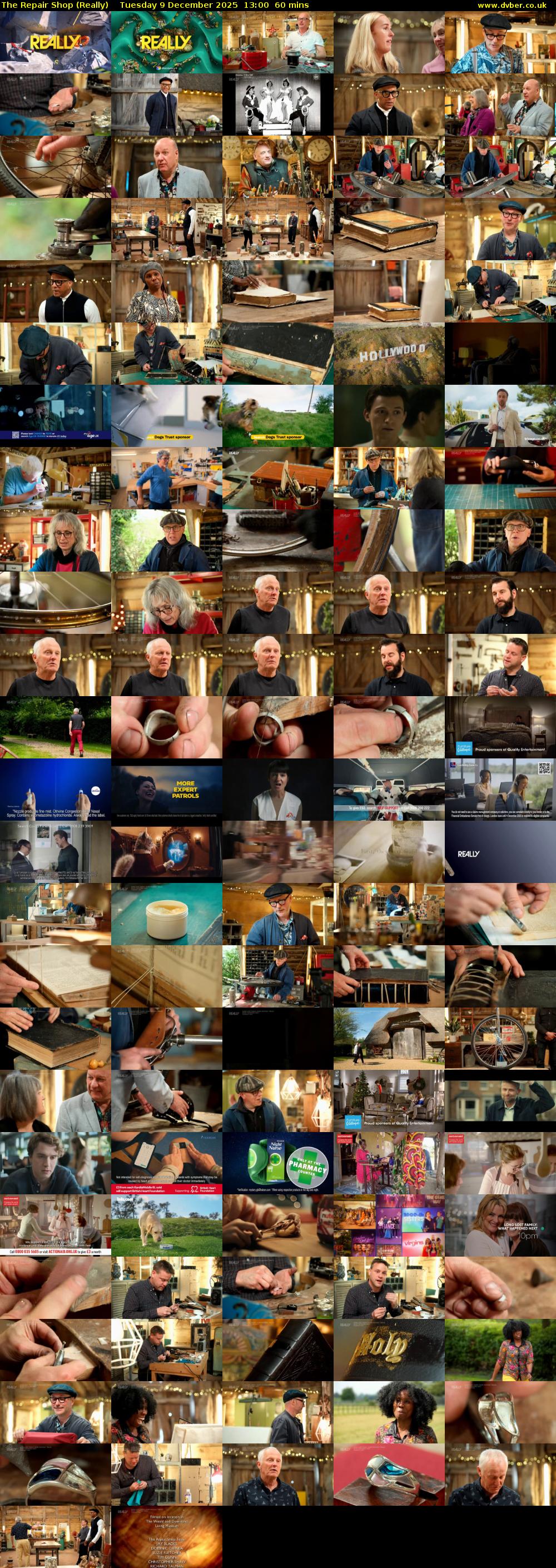 The Repair Shop (Really) Tuesday 9 December 2025 13:00 - 14:00