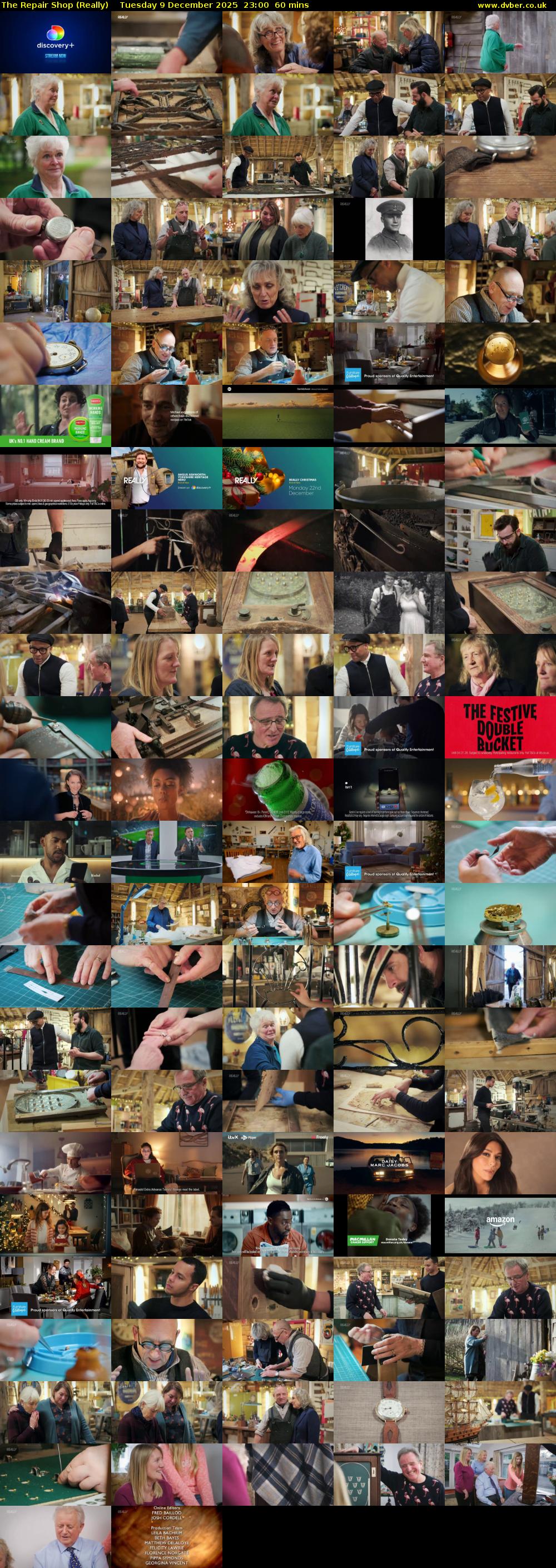 The Repair Shop (Really) Tuesday 9 December 2025 23:00 - 00:00