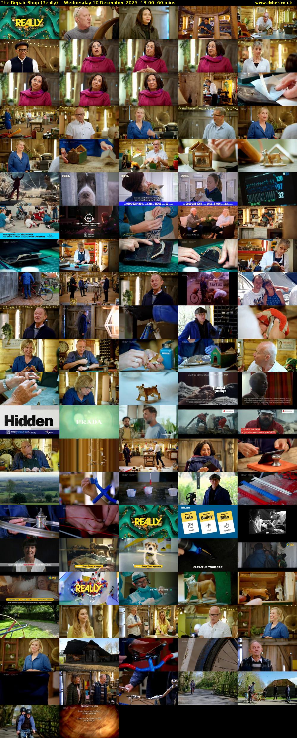 The Repair Shop (Really) Wednesday 10 December 2025 13:00 - 14:00